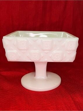 Westmoreland Milk Glass Compote Pedestal Bowl